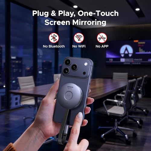 UGREEN 1080P HDMI Receiver and USB C Transmitter, 60Hz, Wireless, Compact Design