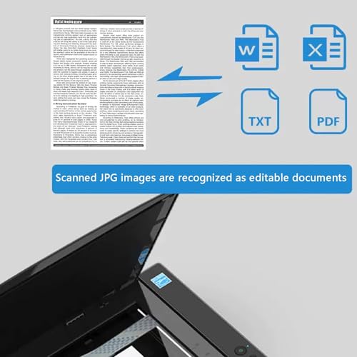 Hiedmeil A3 Flatbed Scanner 1200 DPI 8 Sec Auto-Scan LED Light Source
