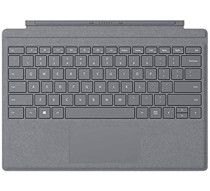 Microsoft Surface Pro Signature Type Cover - Model FFQ-00141 - Platinum - QWERTY - Tablet Accessories