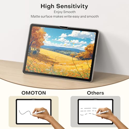 OMOTON 11 Inch A003 Matte Screen Protector Anti Glare Tempered Glass