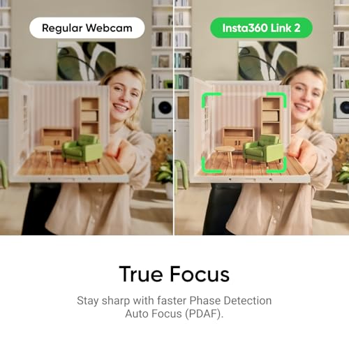 Insta360 Link 2 Webcam CINSABNB 4K Video 30fps CMOS USB