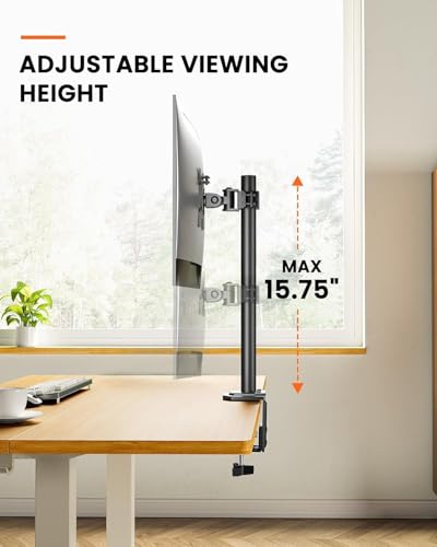 ErGear 13 to 32 Inch Single Monitor Mount VESA 75/100mm Black EGCM12