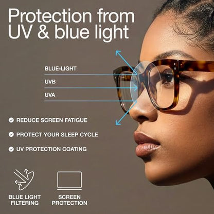 MIYYA Oversized DN430 Tortoiseshell Full Frame Eyewear - 1 Count
