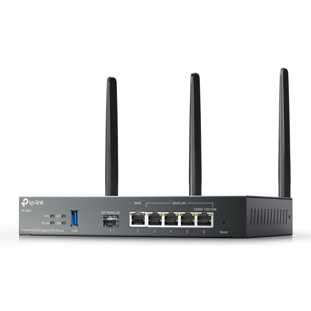TP-Link ER706W Dual-Band Router 2402 Mbps 5000 Mbps Wi-Fi 802.11ax