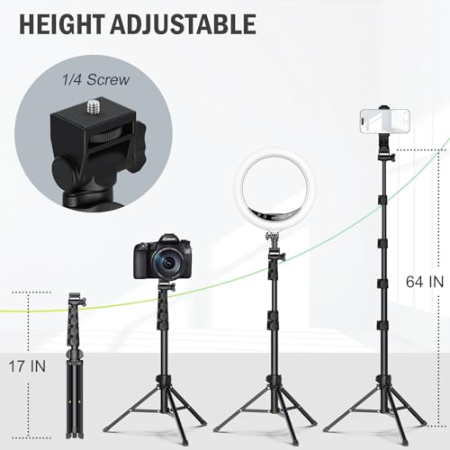 Liphisy 64 Inches LPS163 Tripod Unit Black