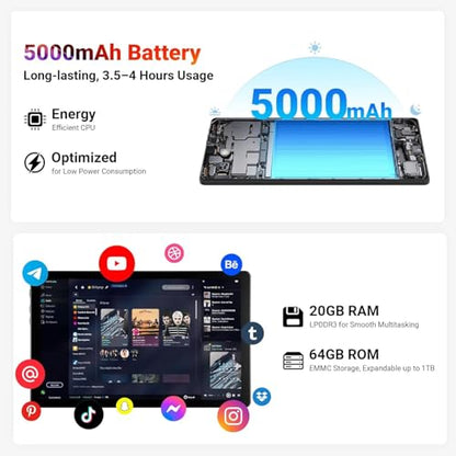 Evermyth 10 Inch Tablet KB1001 1280x800 60Hz IPS Electronics
