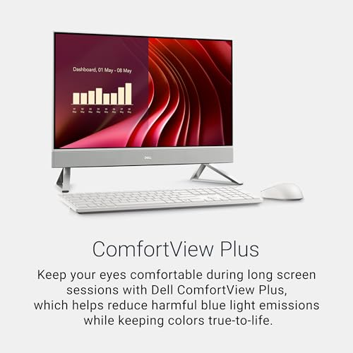 Dell EC24250 AIO 23.8" 1920x1080 Touchscreen All-in-One PC Intel Core i5 12th Gen 16GB DDR5 512GB SSD White