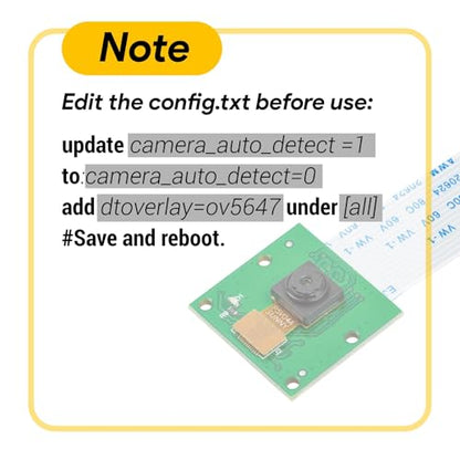 Arducam 5MP Camera Module B0033 1080P FHD Mini Infrared Connectivity Webcam