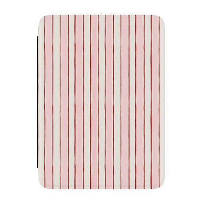 Casely 7" Kindle Case Compatible with 7" Kindle Colorsoft and 7" Kindle Paperwhite - Blush Stripes
