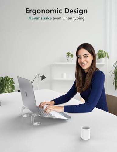 JCZT NH04 Aluminum Laptop Stand with Wrist Rest