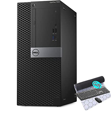 Dell 7050 Mini Tower Desktop Intel i7-7700 3.6GHz 32GB DDR4 1TB SSD + 2TB HDD Windows 11 Pro