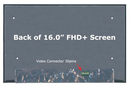 SCREENARAMA 16.61 x 10.55 x 1.54 inches 30pin FHD+ 1920x1200 IPS Display Laptop LCD