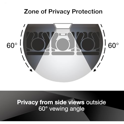 3M 14 Inch Laptop Privacy Filter PF140W9B Anti-Glare Matte 10H Water Resistant