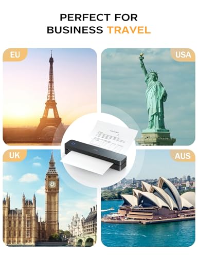 PRT MT610 Pro Portable Thermal Printer Monochrome 300 dpi 1.1 lb