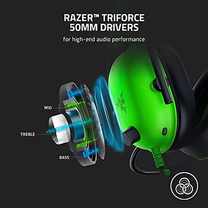 Razer BlackShark V2 X RZ04-03240600-R3U1 Wired Over Ear PC Headset with 50mm Audio Drivers