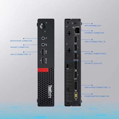 Lenovo Mini PC M710q Core i3-6100T 256GB SSD 8GB RAM 1920x1080
