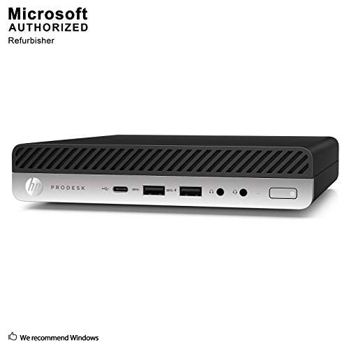 HP ProDesk 600 G3 Mini PC, 16GB RAM, 256GB SSD, Windows 11 Pro, 3840 x 2160 Resolution, Mini PC