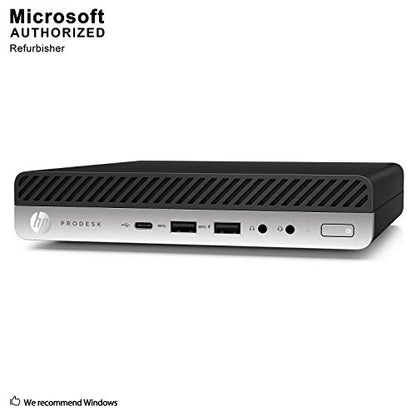 HP ProDesk 600 G3 Mini PC, 16GB RAM, 256GB SSD, Windows 11 Pro, 3840 x 2160 Resolution, Mini PC