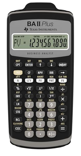 Texas Instruments Medium IIBAPL/TBL/1L1/C Financial Calculator