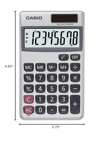 Casio SL-300SV 3.2 Inch LCD Standard Function Calculator