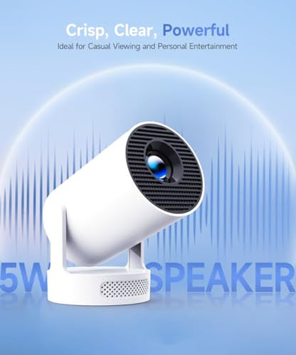 Magcubic 1280x720 HY300pro+ Portable LCD Projector 8000 Lumens with Bluetooth and Wi-Fi Connectivity