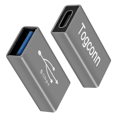 Togconn USB to USB C Adapter 2 Pack TOG-USB3.0-AFCF-2PK