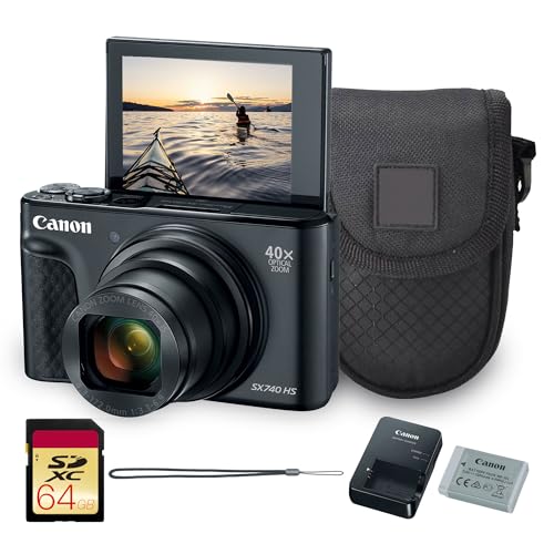 Canon PowerShot SX740 HS Compact Camera 20.3 MP 4K UHD Optical Zoom 40x
