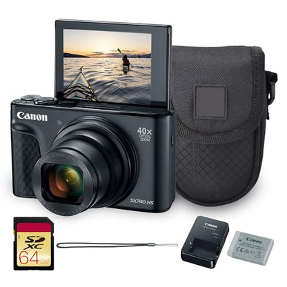 Canon PowerShot SX740 HS Compact Camera 20.3 MP 4K UHD Optical Zoom 40x