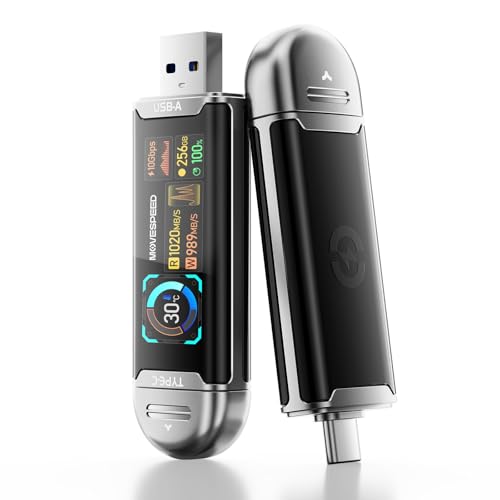 MOVE SPEED 256GB USB 3.2 Gen 2 Type A and Type C SSD