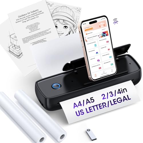 Aixiqee A80 Monochrome Thermal Printer 600x600 dpi