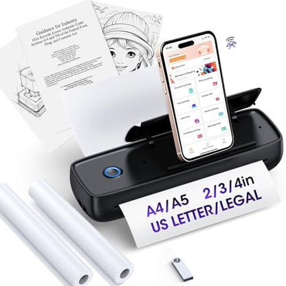 Aixiqee A80 Monochrome Thermal Printer 600x600 dpi
