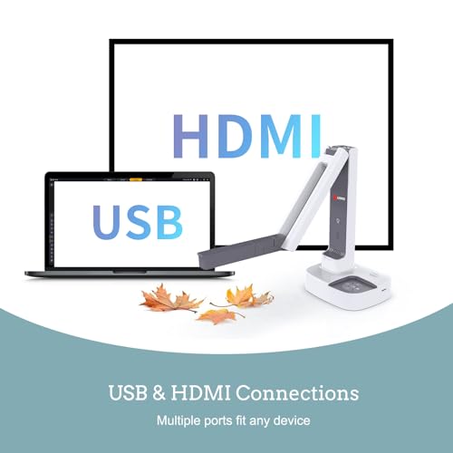 JOYUSING Document Camera V513 300 dpi HDMI/USB Resolution