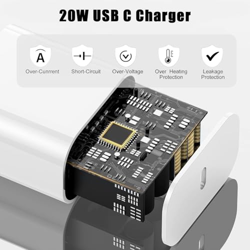 DIIMO 20W USB Type C Charger for Samsung Galaxy Tab A9+ 12.4"/S10/S9/S8/S7/S6/A series Tablets