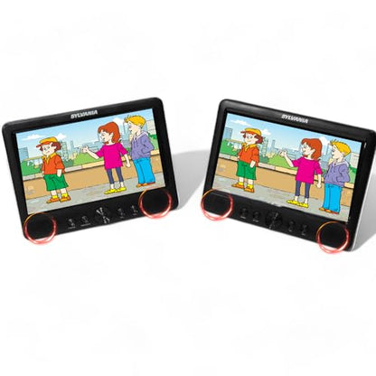 Sylvania 10.1" Dual Screen Portable DVD Player SDVD1082