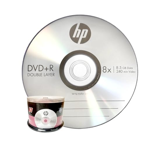 HP 50 Count DVD+R DL 8.5GB 8X