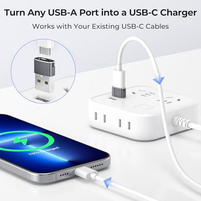 Basesailor USB-C Adapter, USB-A Male to Type-C Female, Model: USB-CF-AM