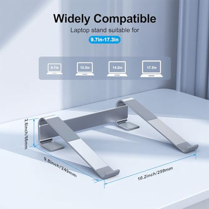 MOKURU 10.2 x 9.8 x 2.6 inches Aluminum Laptop Stand MS3211