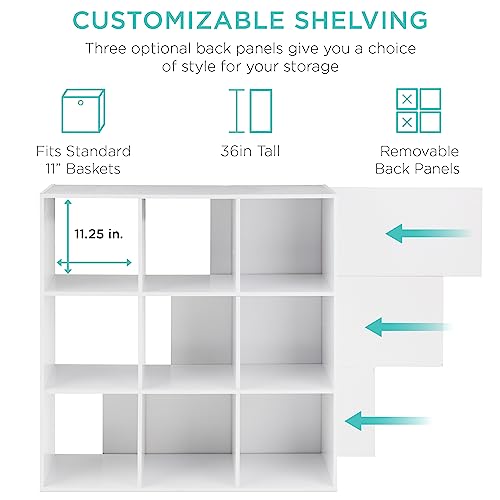 Best Choice Products 9-Cube Storage Organizer SKY6498 36 x 11.5 x 36 inches