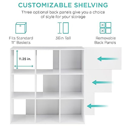 Best Choice Products 9-Cube Storage Organizer SKY6498 36 x 11.5 x 36 inches