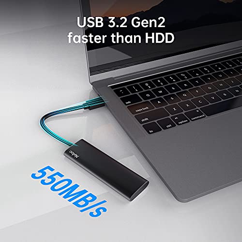 Netac 250GB Zslim Portable Solid State Drive USB 3.2 External Storage
