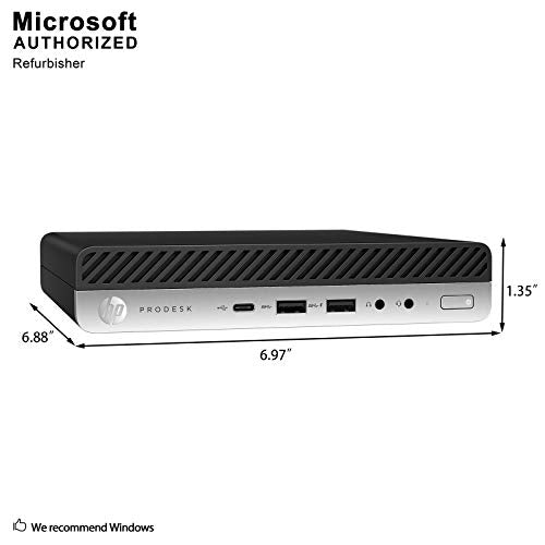 HP ProDesk 600 G3 Mini PC, 16GB RAM, 256GB SSD, Windows 11 Pro, 3840 x 2160 Resolution, Mini PC