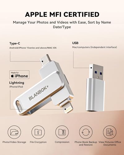BLANBOK+ 256 GB USB Flash Drive BLA2514