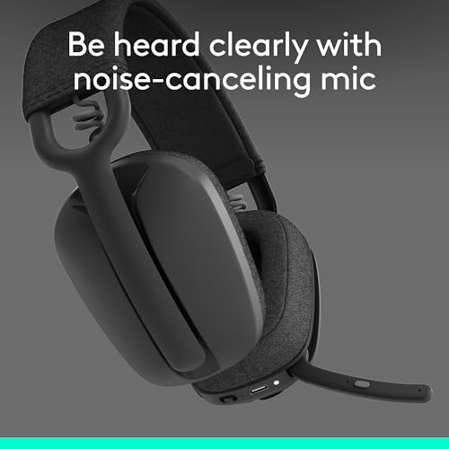 Logitech 981-001256 VIBE Over-Ear Wireless Headphones with Active Noise Cancellation