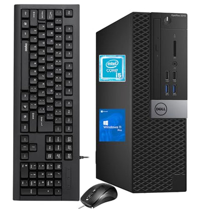 Dell OptiPlex 5040 SFF Computer Tower, Intel Core i5-6500T, 8GB RAM, 256GB SSD, 1920x1080, Windows 11 Pro