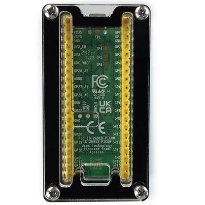 C4Labs Zebra Pico W Case Mini ITX Raspberry Pi 2.5 inches Dual Band Acrylic Stainless Steel