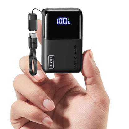 INIU 10000mAh Portable Charger P50 USB Type C & A Fast Charging
