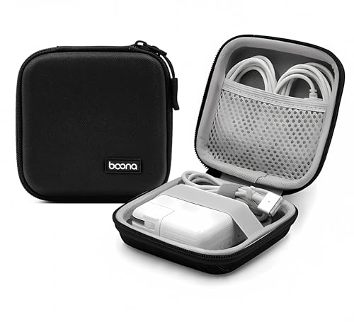 HOMEGYMFREE 4.4 x 4.4 x 1.7 inches HOMEGYMFREE Travel Organizer 3 Compartments Zipper Top Handle Black-Small-Oxford