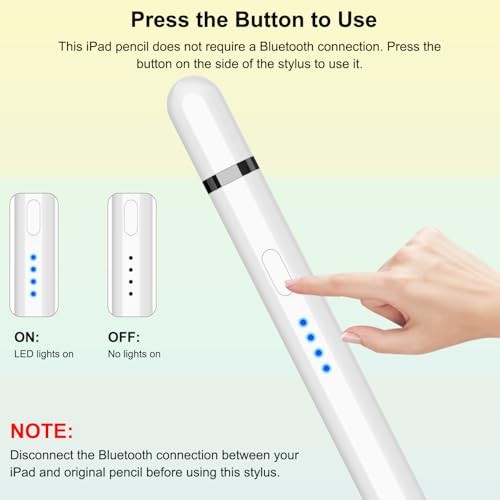 HATOKU 1 Pen Type-C Lithium-Ion Polymer Digital Stylus A11 16 grams for iPad Devices (White)