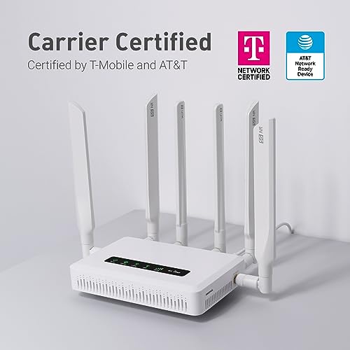 GL.iNet 5G Router GL-X3000 802.11ax 3000Mbps Dual-Band Multi-WAN Cellular Gateway