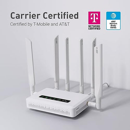 GL.iNet 5G Router GL-X3000 802.11ax 3000Mbps Dual-Band Multi-WAN Cellular Gateway